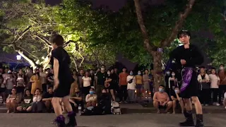 [Kpop in public] Purple Kiss - Ponzona dance cover by Quanh🦋 & Đăng🐰