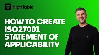 How to create a Statement of Applicability in under 5 minutes  | ISO 27001 with Stuart