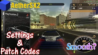 AetherSX2 Need for Speed - Most Wanted Black Edition + Settings & Patch Codes