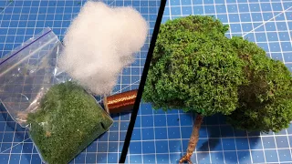 Как сделать дерево для диорамы в масштабе 1:72.