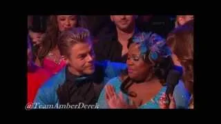 Amber Riley & Derek Hough - Backstage interview - Week 2 - Dancing with the stars