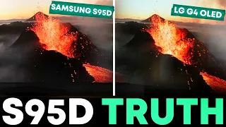 Samsung S95D vs LG G4 OLED TV Comparison | vs S90D vs A80L