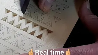 Chip Carving, here's how it's done! 👍😁👍