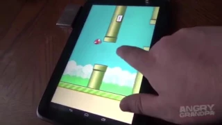 Angry Grandpa Plays Flappy Bird Speed Up