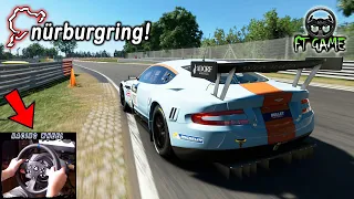 Aston Martin DBR9 GT1 - Nurburgring Lap Time | Gran Turismo SPORT (Wheel Cam)