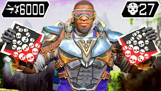 NEWCASTLE 27 KILLS & 6000 DAMAGE WAS INSANE (Apex Legends Gameplay)