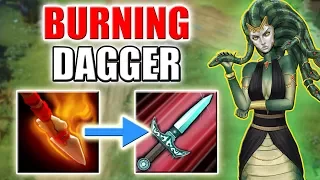 Stifling Dagger affected by Burning Spear [Funny Dota 2 Mechanics] Ability Draft