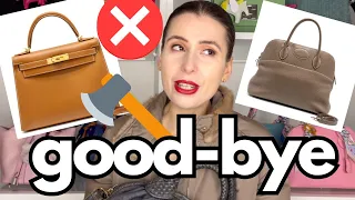 I'M SELLING MORE BAGS! 😰 Chopping Down My Handbag Collection!