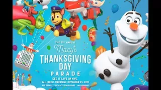 2017 Macy's Thanksgiving Day Parade. New York. Парад в Нью Йорке на День Благодарения