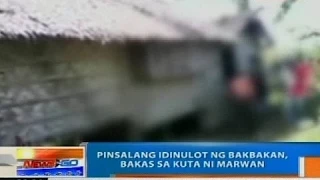 NTG: Pinsalang idinulot ng bakbakan, bakas sa kuta ni Marwan