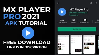 MX Player Pro 2021 Apk Free Download