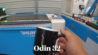 Odin 32  RF engraving a Coffee Mug w/handle