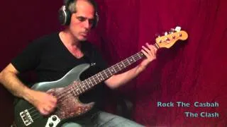 Rock The Casbah The Clash (bass cover)
