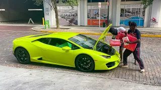 BAIT CAR IN THE HOOD !!! (Catches Thugs Stealing)