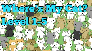 Where's My Cat Level 1 2 3 4 5 Escape Game Android Walkthrough