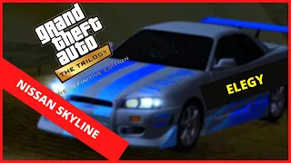 Grand Theft Auto Definitive edition Remastered Tuning ELEGY (Nissan Skyline)