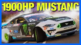 Forza Horizon 4 : 1900 HORSEPOWER RTR MUSTANG BUILD!!