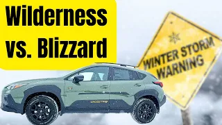 2024 Subaru Crosstrek Wilderness vs. Actual Blizzard