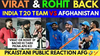 VIRAT KOHLI AND ROHIT BACK IN T20 SQUAD | INDIA VS AFGHANISTAN T20 SERIES | world cup 2024