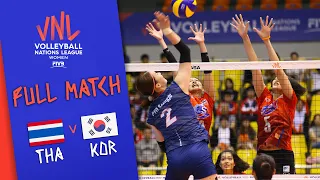 Thailand 🆚 Korea - Full Match |  Women’s Volleyball Nations League 2019