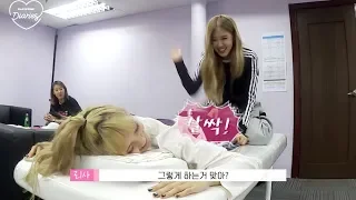 ChaeLisa Give Massage To Each Other | Rosé Lisa BLACKPINK DIARIES Ep. 6