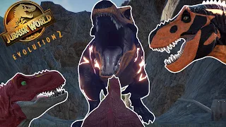 DINOSAUR WAR!!! | Jurassic World Evolution 2 | Dinosaur King Battle Royal | Black T Rex