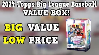 BIG Value LOW Price! 2024 Topps Big League Baseball Value Box Review!