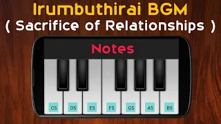 Sacrifice of Relationships BGM | Irumbuthirai | Yuvan Shankar Raja | Perfect Piano 🎹