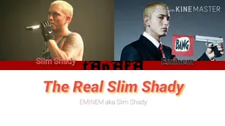 The Real Slim Shady - Eminem ( Color Coded Lyrics )