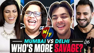 MUMBAI VS DELHI - WHOS MORE SAVAGE? | TANMAY BHAT ft. Ashish Chanchlani | REACTION!!