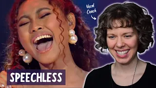 Vocal analysis and reaction to Novia Bachmid singing Speechless on Indonesian Idol 2020