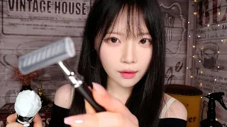 ASMR(Sub✔)Delicate Barber Shop that will make you sleep Tonight