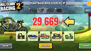 Hill Climb Racing 2 - 29 669 Puntos En HOP, SKIP AND CRUNCH New Team Event