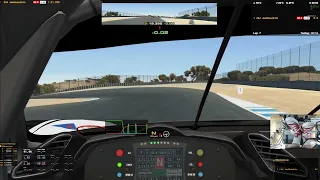 iRacing Ferrari Challenge 23S2 (Ferrari GT3) laguna seca (1:21:413)-(Test VRS Lap Temperature)