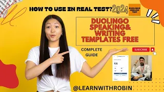 𝐇𝐨𝐰 𝐭𝐨 𝐮𝐬𝐞 𝐓𝐞𝐦𝐩𝐥𝐚𝐭𝐞𝐬 𝐖𝐫𝐢𝐭𝐢𝐧𝐠 & 𝐒𝐩𝐞𝐚𝐤𝐢𝐧𝐠 ||𝐃𝐮𝐨𝐥𝐢𝐧𝐠𝐨 𝐄𝐧𝐠𝐥𝐢𝐬𝐡 𝐓𝐞𝐬𝐭||2024🎓😉✅#duolingo #templates