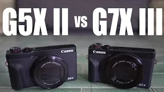 Canon G7X III vs G5X II review - IN-DEPTH comparison!