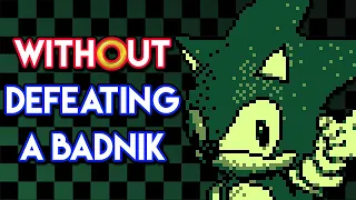 Can You Beat Sonic Jam (Game.Com) WITHOUT Defeating a Badnik?!