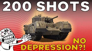 CHURCHILL makes me MAD! 😠 | 200 Shots in WOT