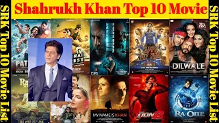 Shahrukh Khan top 10 highest movie collection budget flop and hit movie list #srk #ShahrukhKhan