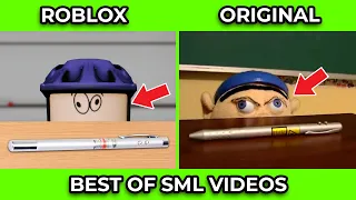 SML Movie vs SML ROBLOX: 1+ HOURS OF BEST SML VIDEOS ! Side by Side #11