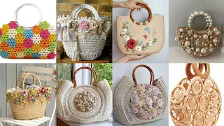 latest crochet bag for girls| stylish and unique bag designs| handmade bags|