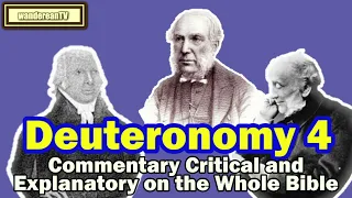 The Book of Deuteronomy Chapter 4 || Jameison-Faussett-Brown Commentary
