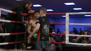 N Class 66kg, 5x1.5 mins. Umar Thorbjornsen (Sanctum Muay Thai) vs Joe Scott (Singys Gym)