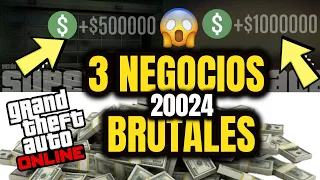 3 MEJORES NEGOCIOS en GTA 5 ONLINE para GANAR MILLONES SOLO 20024