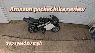 Amazon pocket bike review!