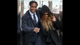 Rihanna and ASAP Rocky PDA moments in Venice, 23 February 2024