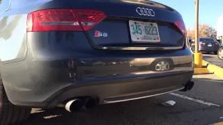 2010 Audi S5 - AWE, JHM, Milltek non res exhaust sound clip HD