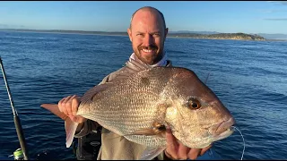 Snapper fishing inshore reefs with soft plastic lures South Coast NSW Australia - Bugsy Fishing Ep 9