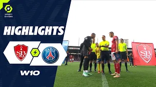 STADE BRESTOIS 29 - PARIS SAINT-GERMAIN (2 - 3) - Highlights - (SB29 - PSG) / 2023-2024