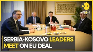 Kosovan PM Kurti meets with Serbian president Vucic on West-back EU entry deal | Latest News | WION